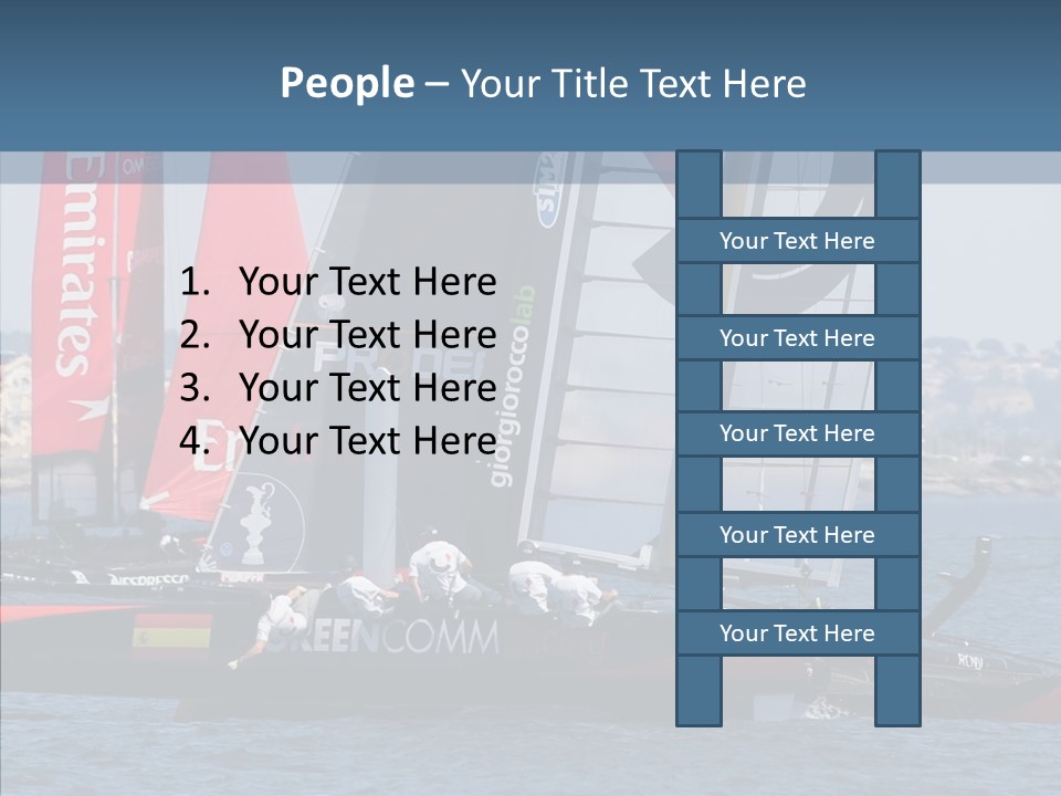Maritime First Team PowerPoint Template