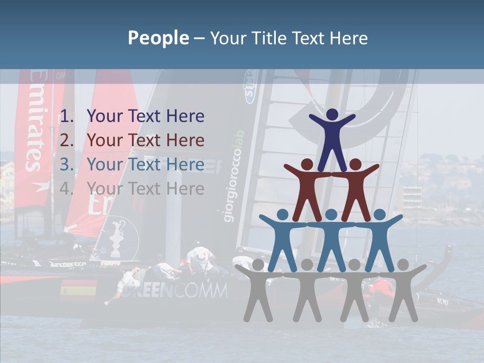 Maritime First Team PowerPoint Template