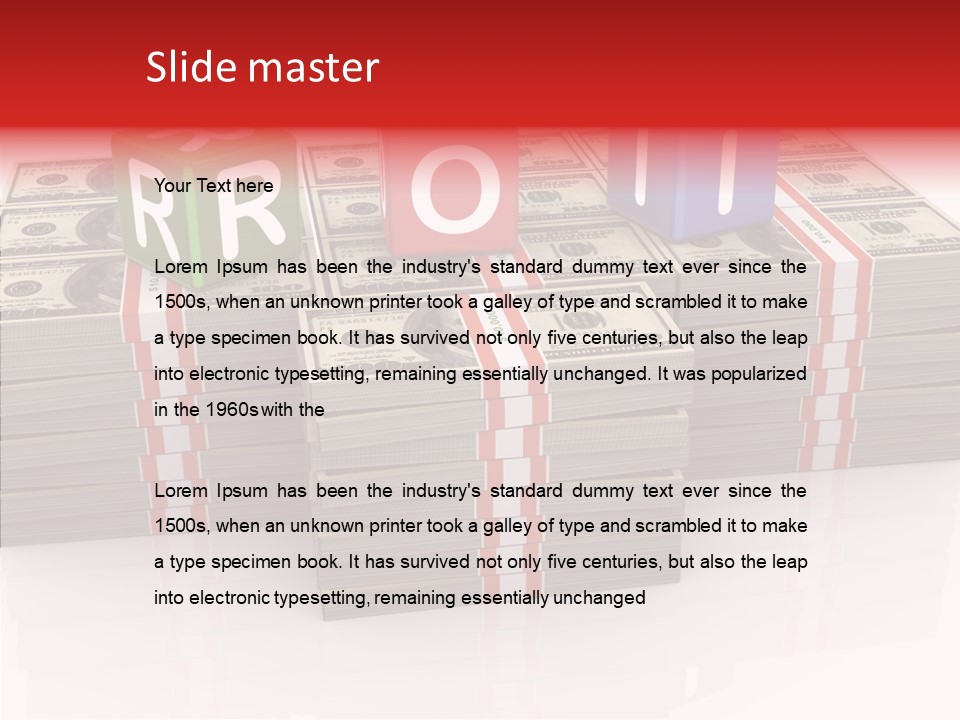 Cube Concept Resources PowerPoint Template