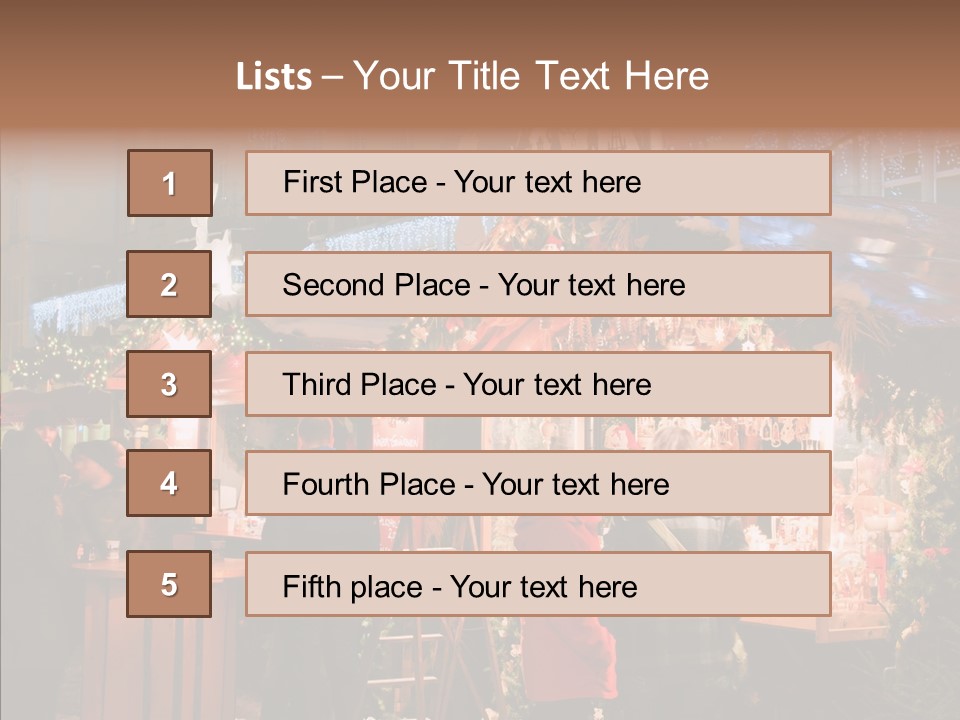 Man Tree Famous PowerPoint Template
