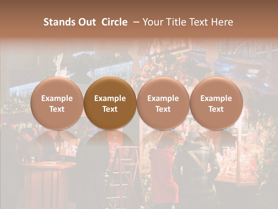Man Tree Famous PowerPoint Template
