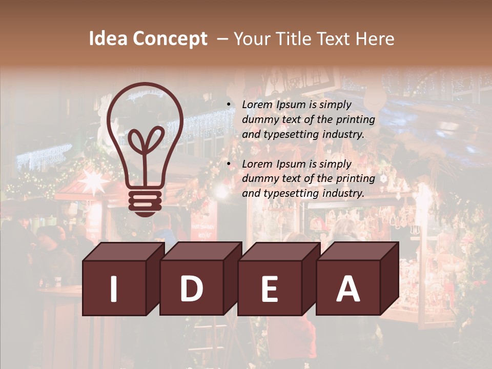 Man Tree Famous PowerPoint Template