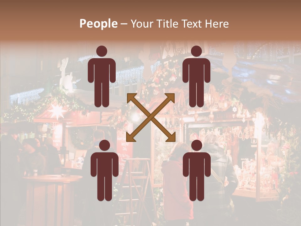 Man Tree Famous PowerPoint Template