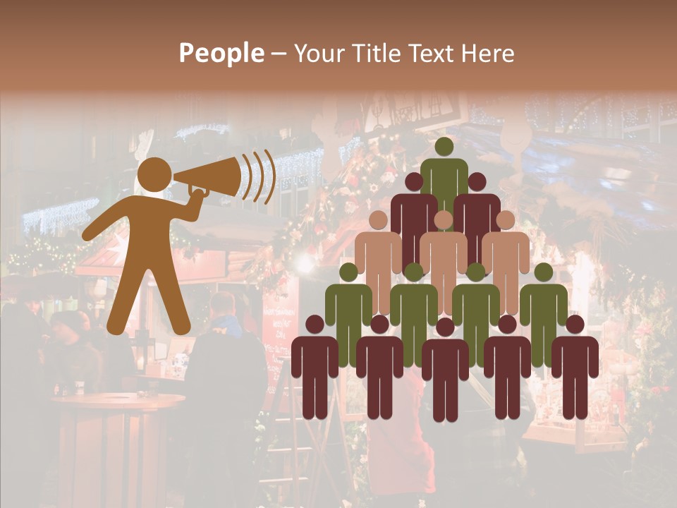 Man Tree Famous PowerPoint Template