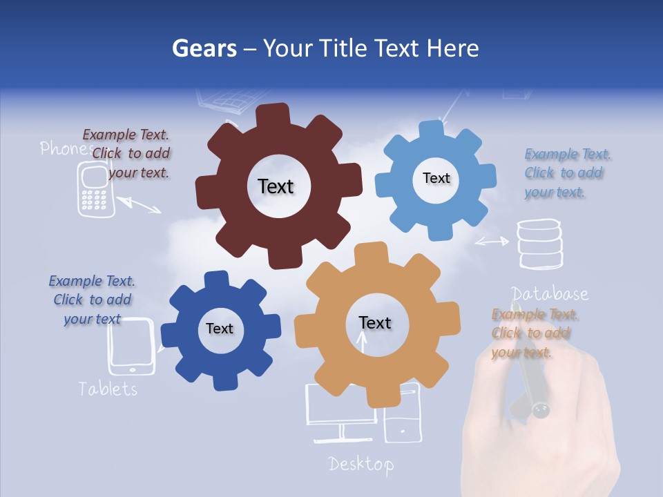 Sky Internet Find PowerPoint Template