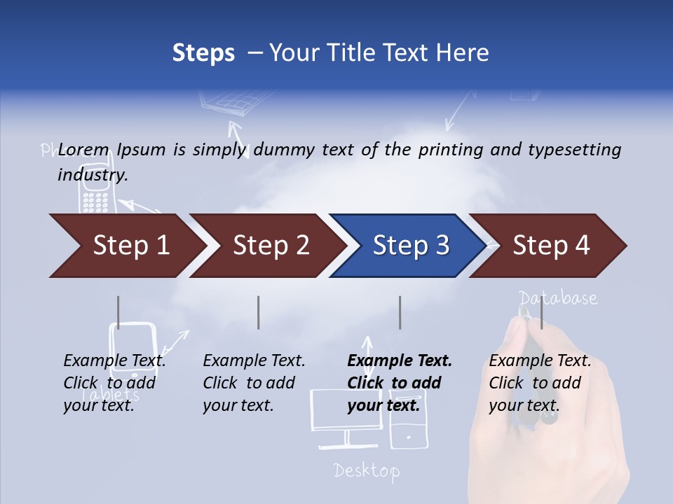Sky Internet Find PowerPoint Template