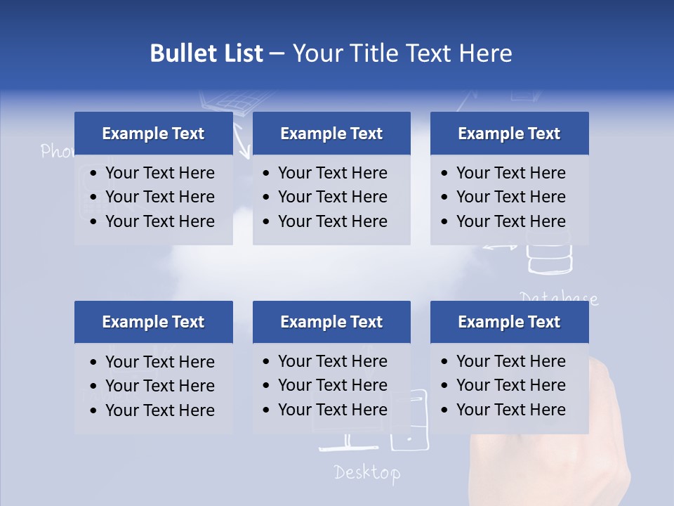 Sky Internet Find PowerPoint Template