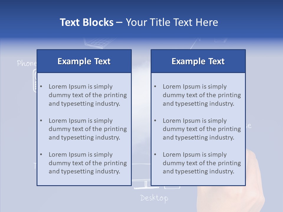 Sky Internet Find PowerPoint Template