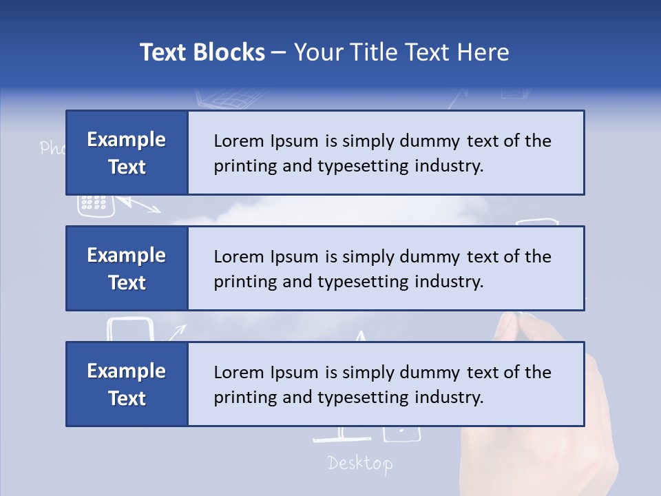 Sky Internet Find PowerPoint Template