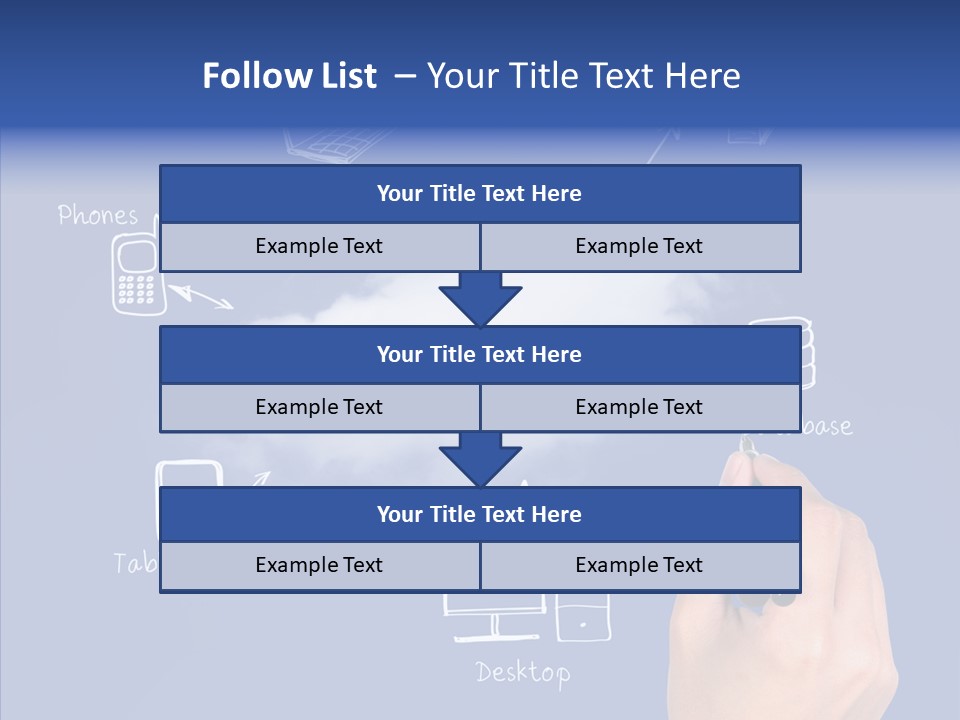 Sky Internet Find PowerPoint Template