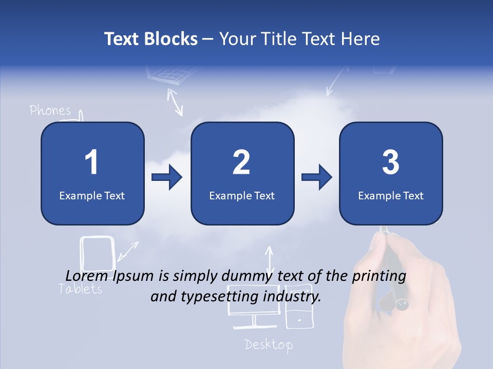 Sky Internet Find PowerPoint Template