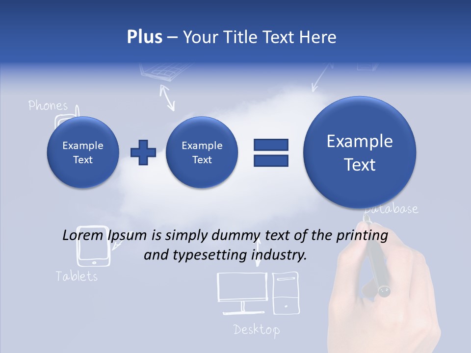 Sky Internet Find PowerPoint Template