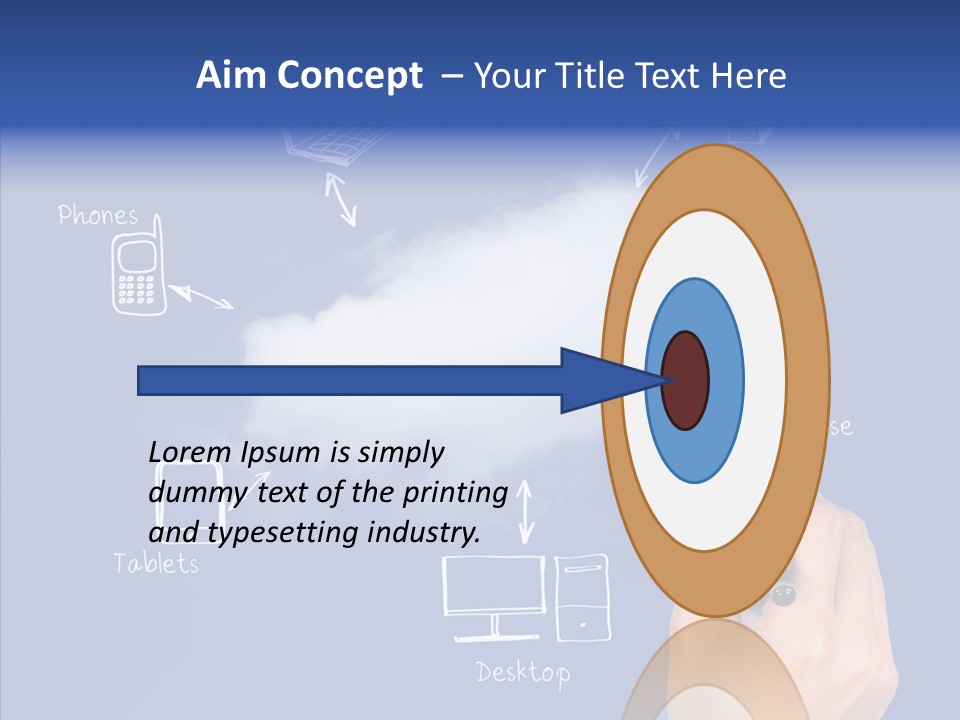 Sky Internet Find PowerPoint Template