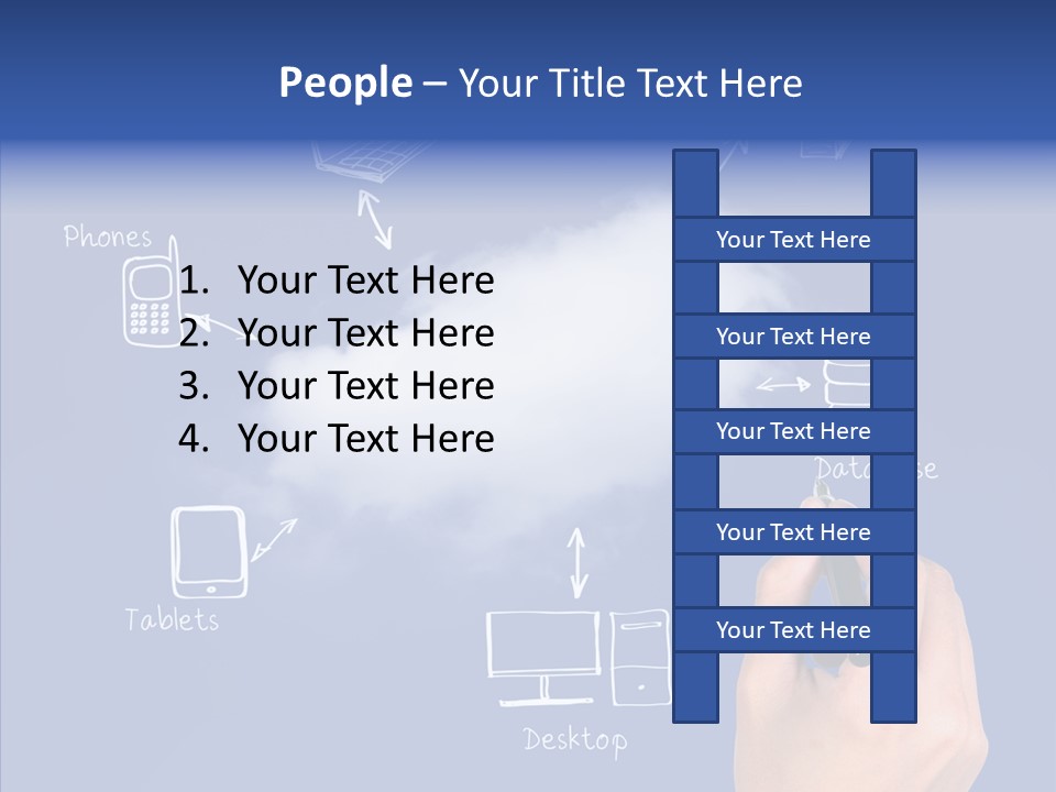 Sky Internet Find PowerPoint Template