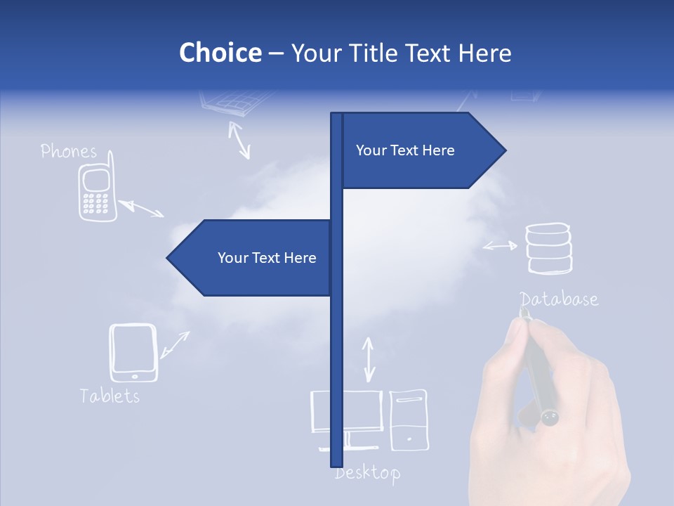 Sky Internet Find PowerPoint Template