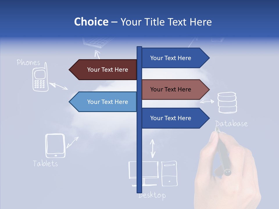 Sky Internet Find PowerPoint Template