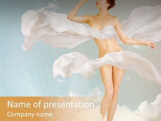 Silk Grace Nude PowerPoint Template