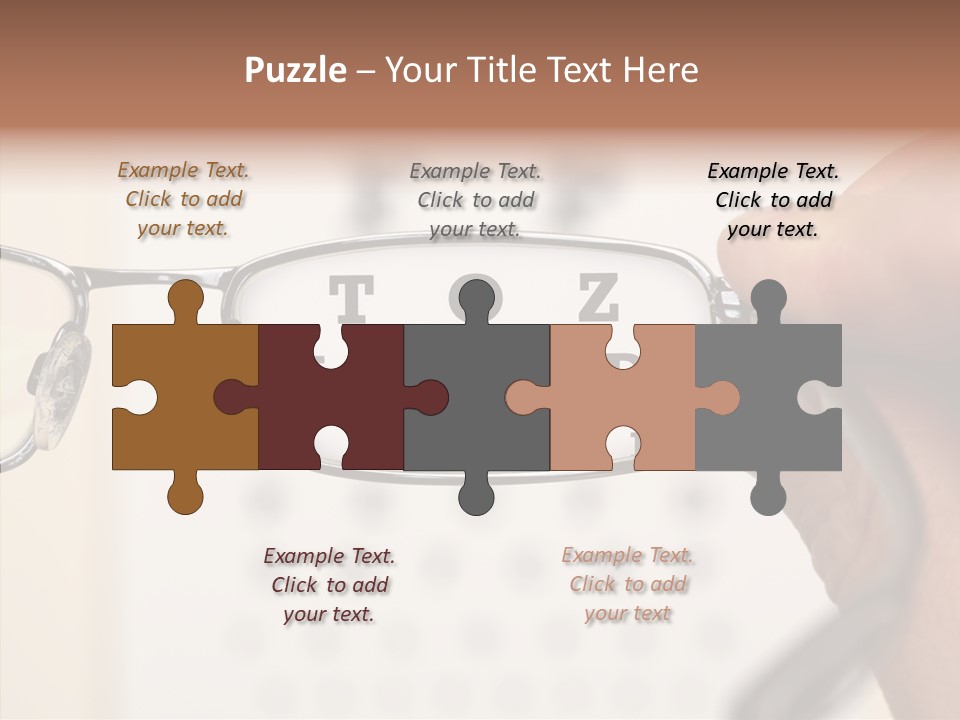 Optical Equipment Photography Glasses PowerPoint Template