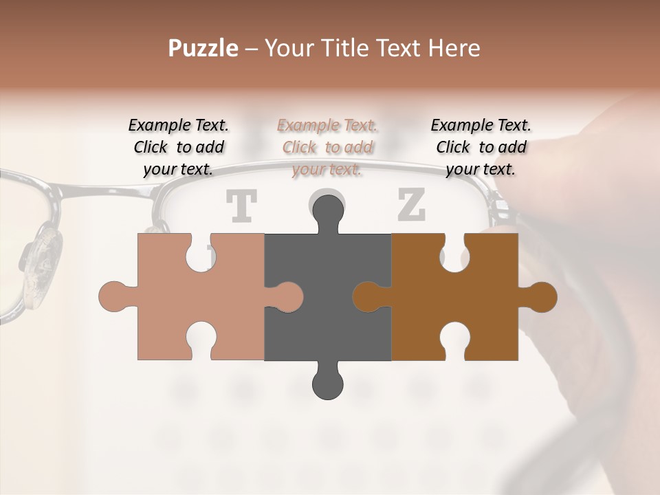 Optical Equipment Photography Glasses PowerPoint Template