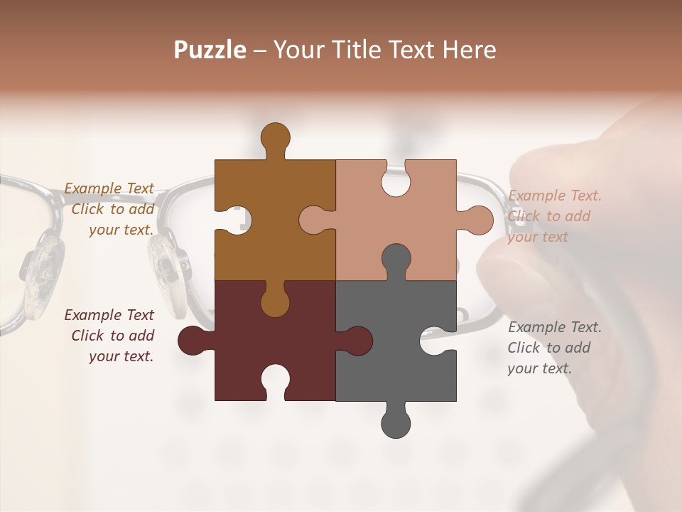 Optical Equipment Photography Glasses PowerPoint Template