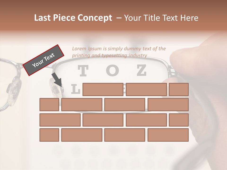 Optical Equipment Photography Glasses PowerPoint Template