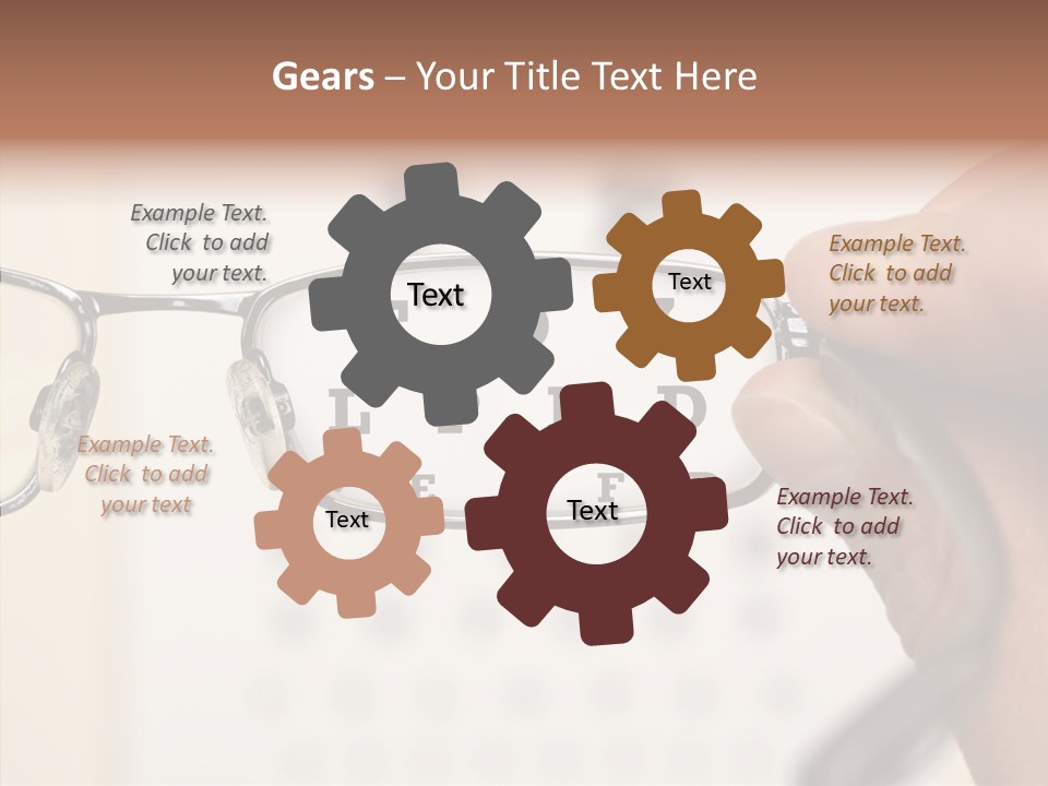 Optical Equipment Photography Glasses PowerPoint Template