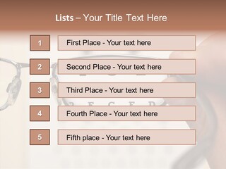 Optical Equipment Photography Glasses PowerPoint Template