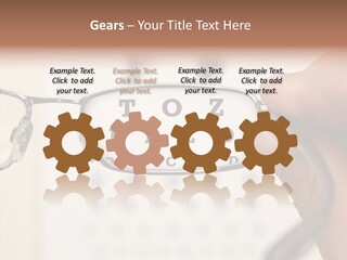 Optical Equipment Photography Glasses PowerPoint Template