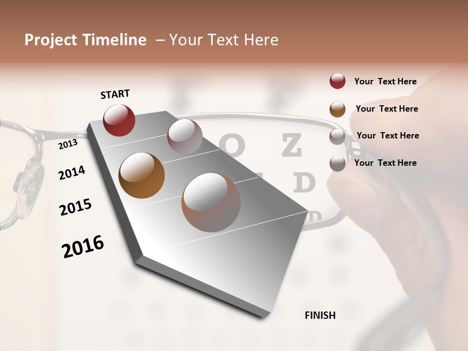 Optical Equipment Photography Glasses PowerPoint Template