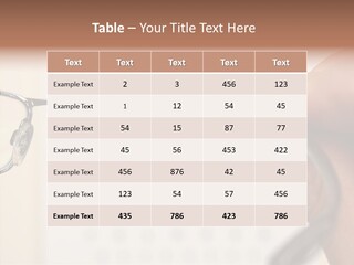 Optical Equipment Photography Glasses PowerPoint Template