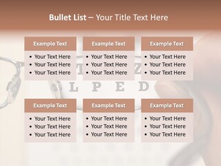 Optical Equipment Photography Glasses PowerPoint Template