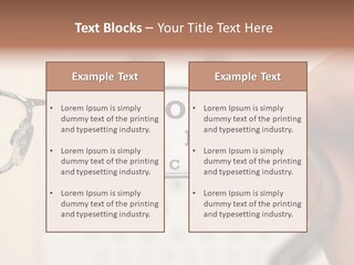 Optical Equipment Photography Glasses PowerPoint Template