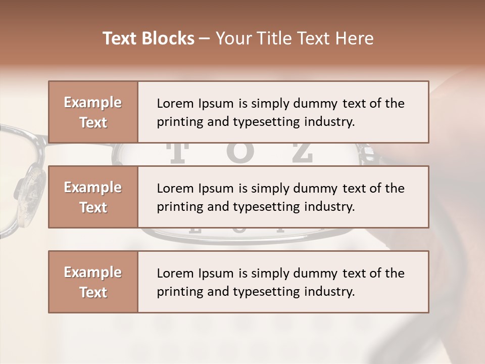 Optical Equipment Photography Glasses PowerPoint Template
