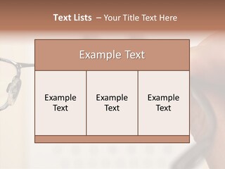 Optical Equipment Photography Glasses PowerPoint Template