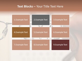 Optical Equipment Photography Glasses PowerPoint Template