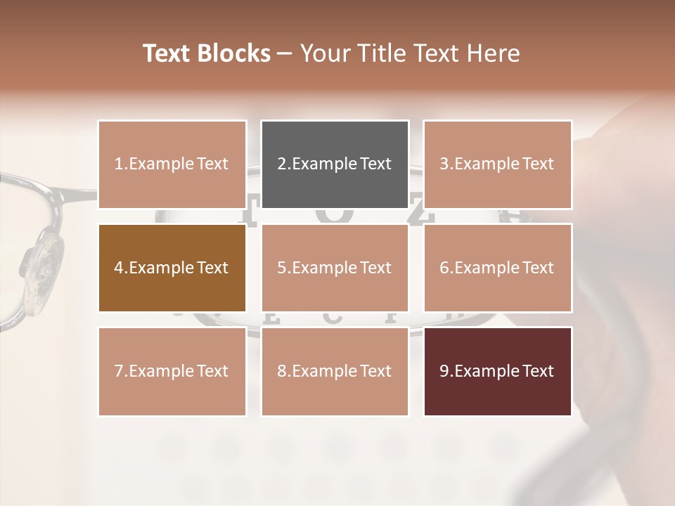 Optical Equipment Photography Glasses PowerPoint Template