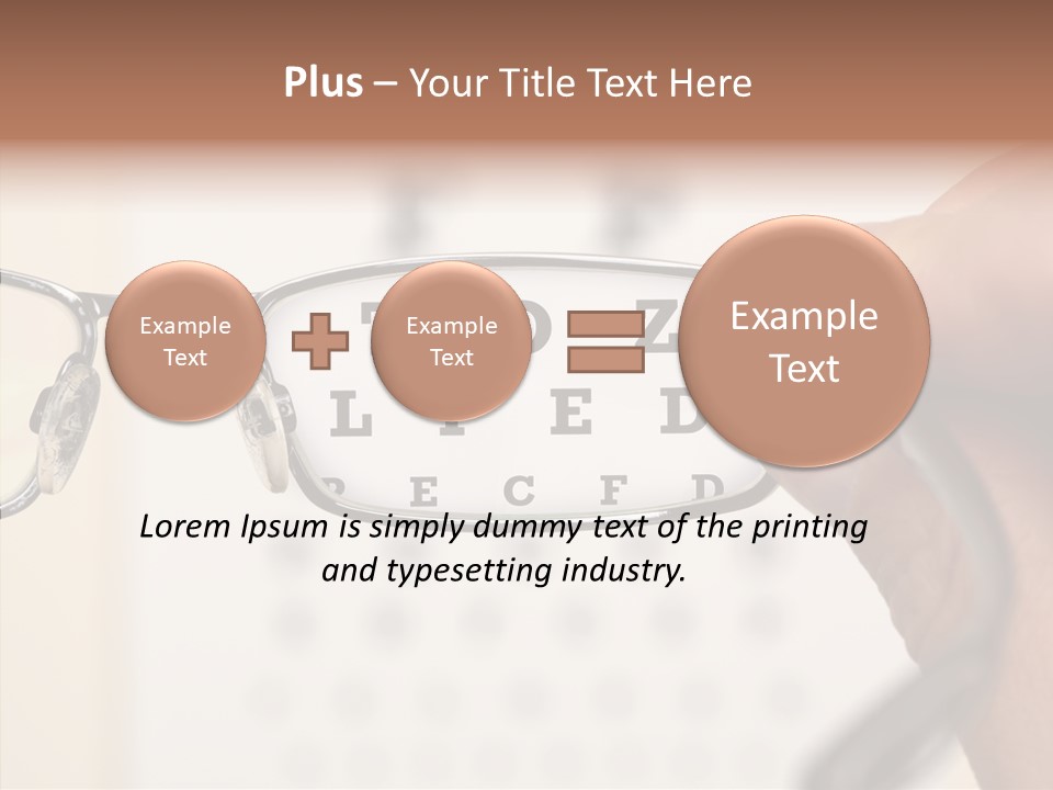 Optical Equipment Photography Glasses PowerPoint Template