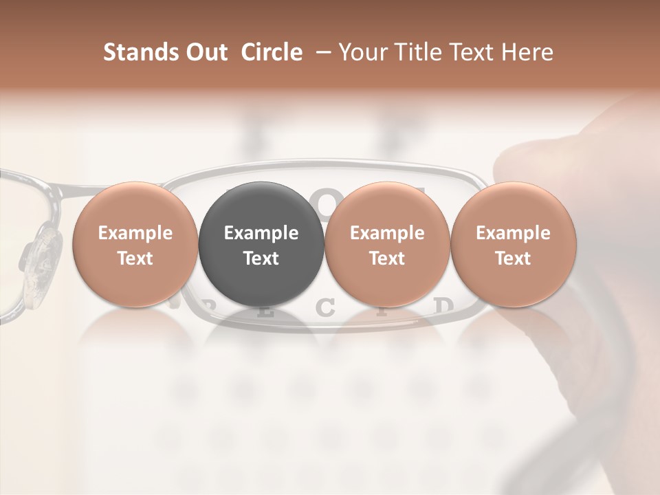 Optical Equipment Photography Glasses PowerPoint Template