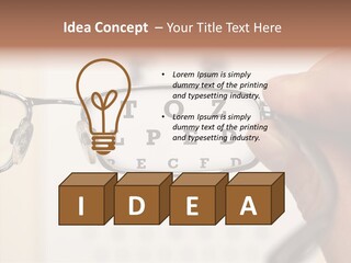 Optical Equipment Photography Glasses PowerPoint Template