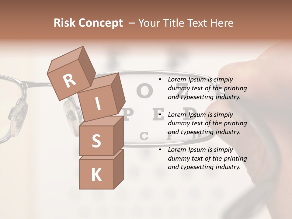 Optical Equipment Photography Glasses PowerPoint Template
