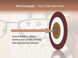 Optical Equipment Photography Glasses PowerPoint Template
