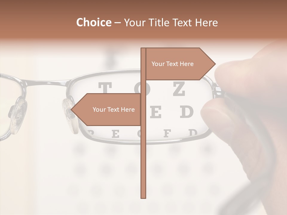 Optical Equipment Photography Glasses PowerPoint Template