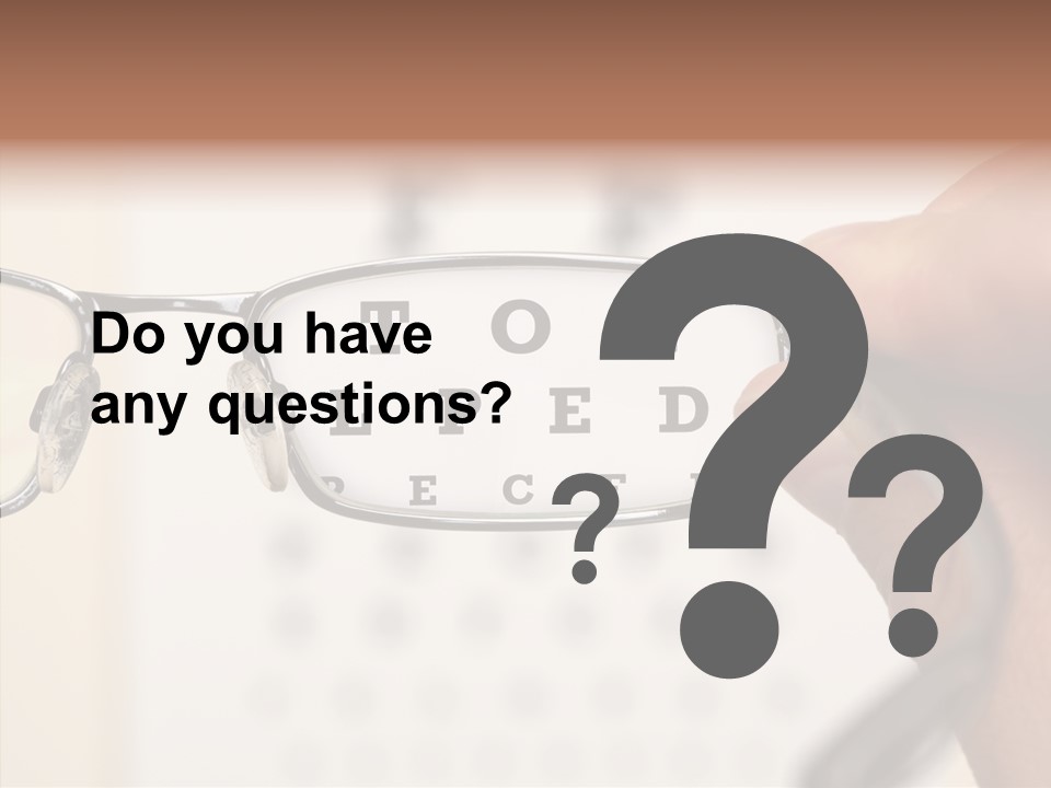 Optical Equipment Photography Glasses PowerPoint Template