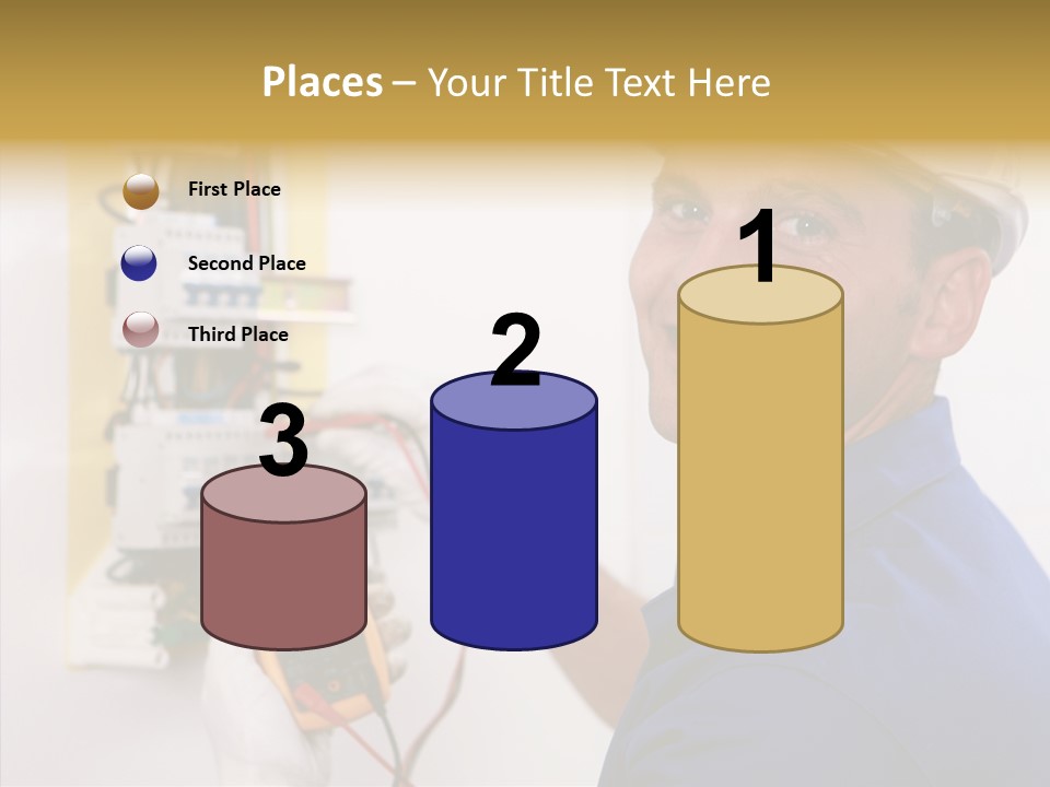 Repair Electrical Human PowerPoint Template