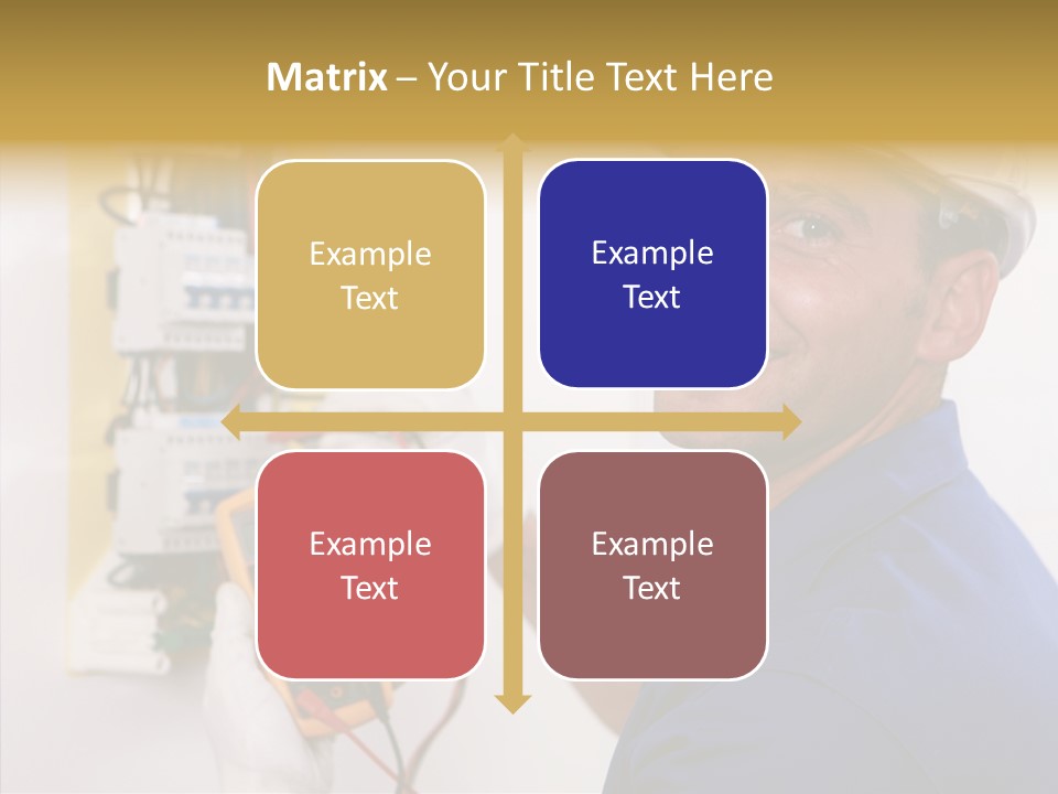 Repair Electrical Human PowerPoint Template