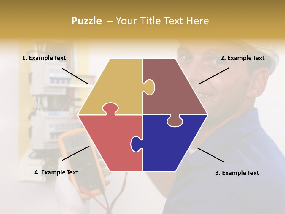 Repair Electrical Human PowerPoint Template