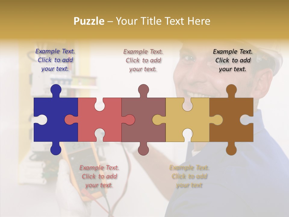 Repair Electrical Human PowerPoint Template