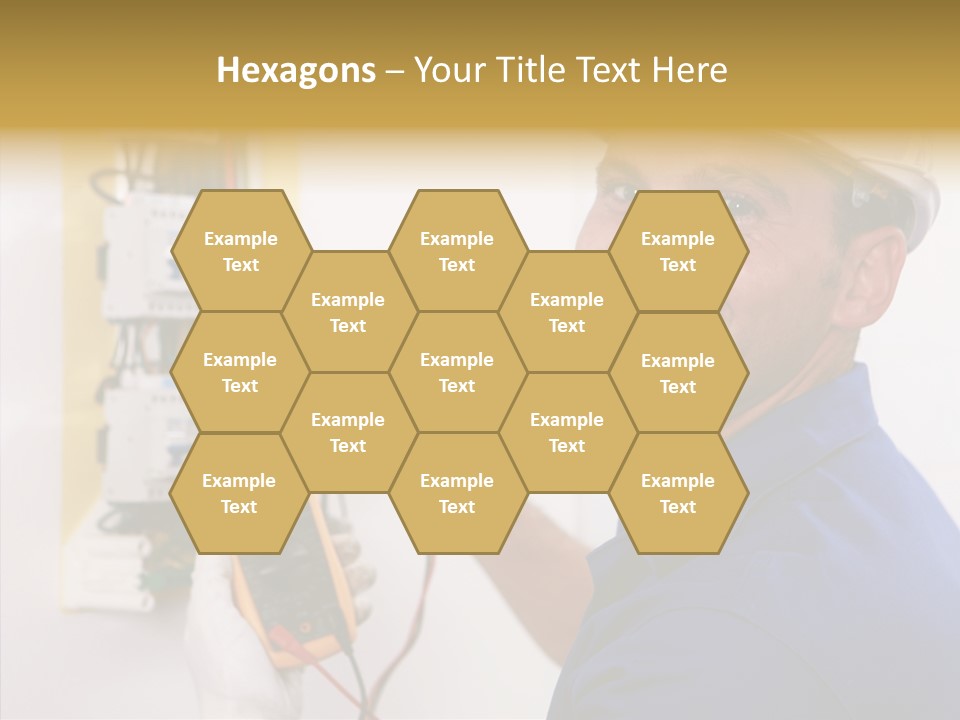 Repair Electrical Human PowerPoint Template