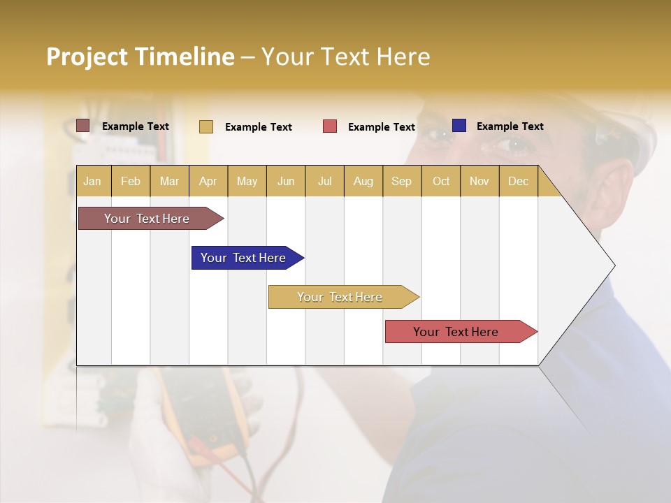 Repair Electrical Human PowerPoint Template