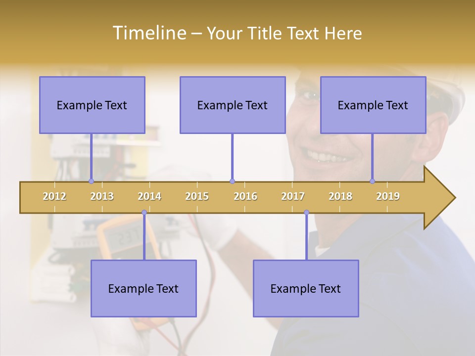 Repair Electrical Human PowerPoint Template